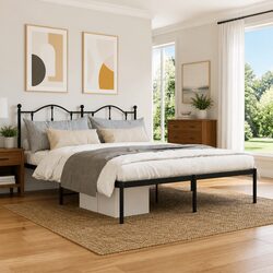 Metal Bed Frame King 183x203 cm - Specifications and Details