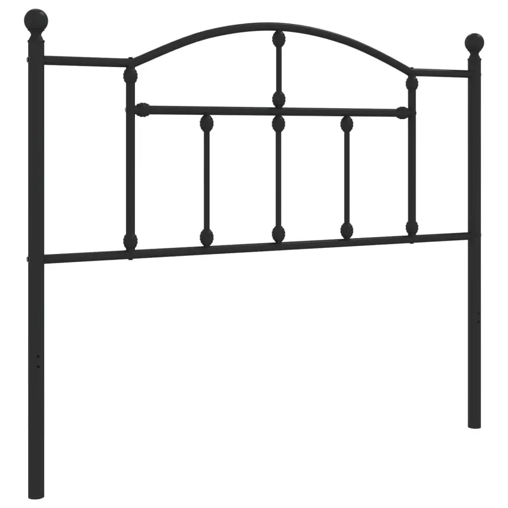 Metal Headboard Black Bedroom Furniture 107cm
