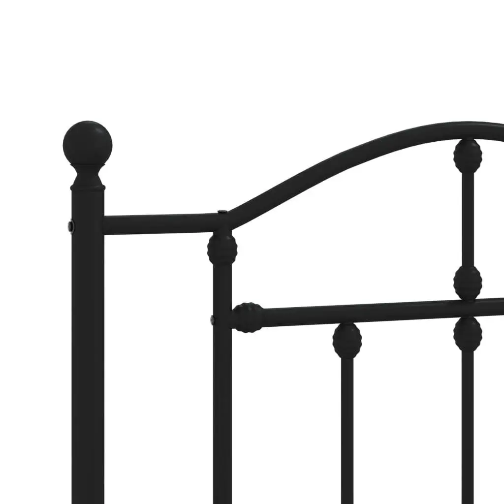 Metal Headboard Black Bedroom Furniture 107cm
