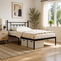Metal Bed Frame Specifications: King Single 107x203cm