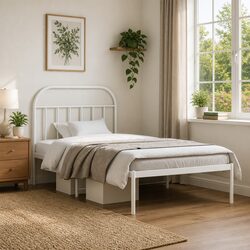 King Single Metal Bed Frame Specifications: 107x203 cm