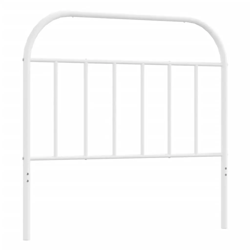 Metal Headboard White Bedroom 107 cm