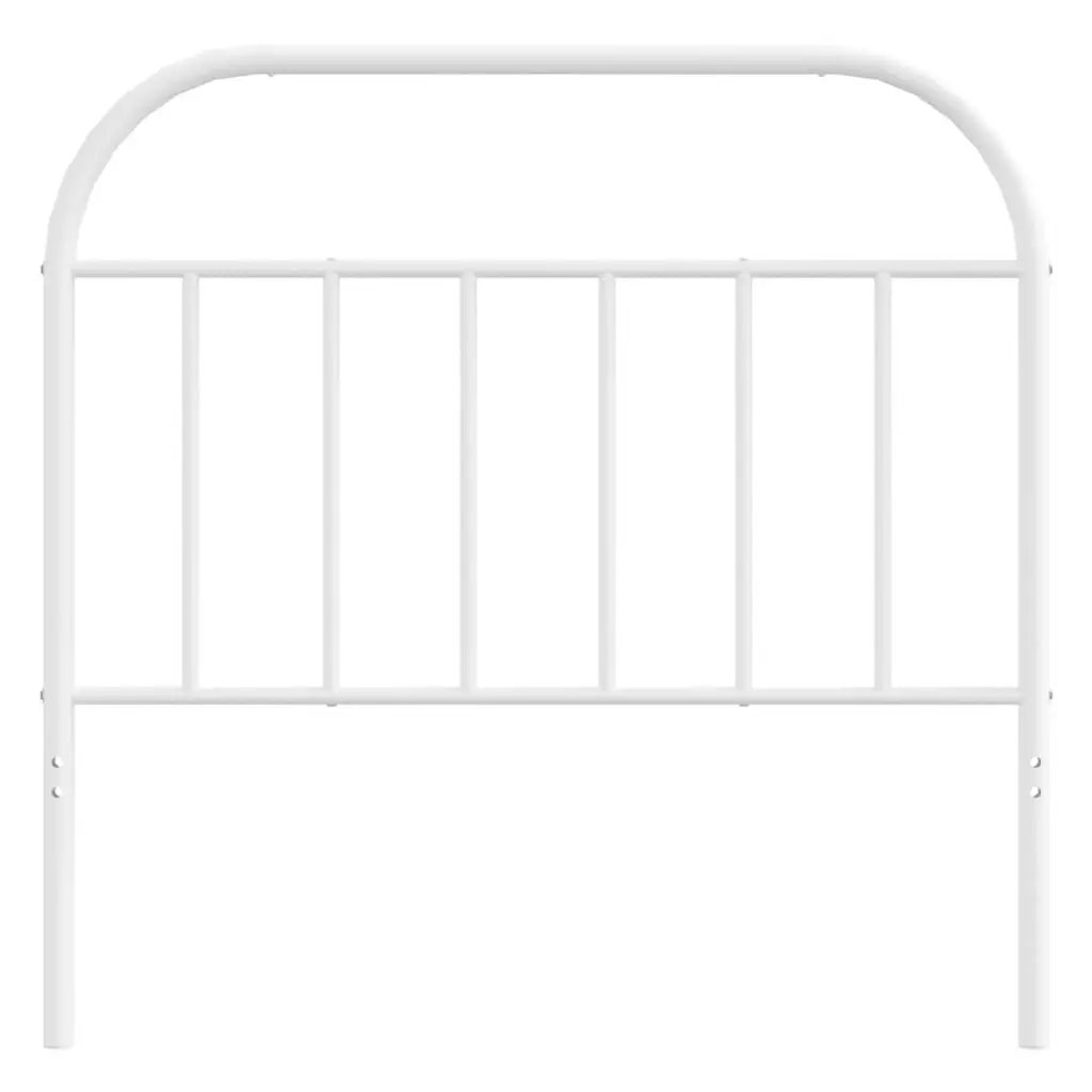 Metal Headboard White Bedroom 107 cm