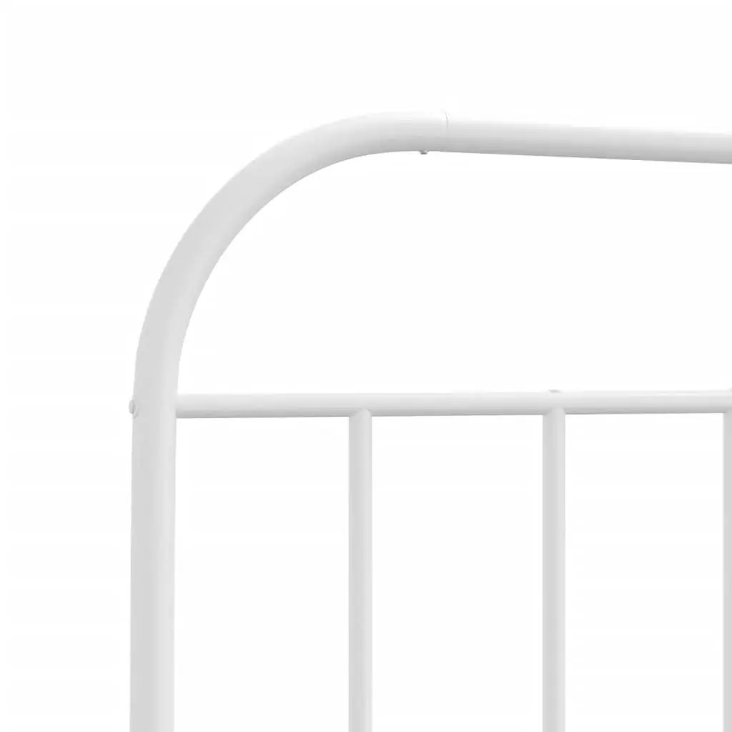 Metal Headboard White Bedroom 107 cm