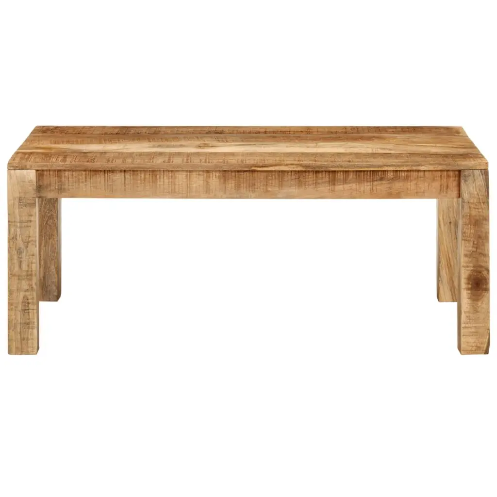 Coffee Table 100x55x40 cm Solid Wood Mango Brown Rustic Vintage Living Room
