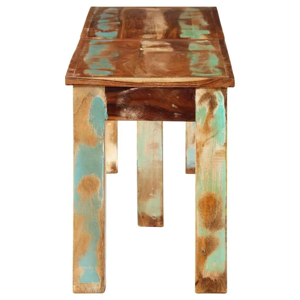 Wooden Bench Indoor 160x35x46cm Solid Reclaimed Wood Seating Brown