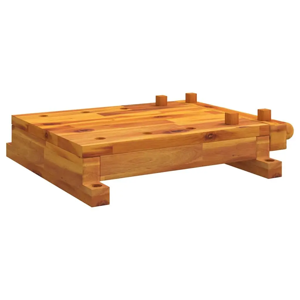 Workbench Tabletop with Vice 52x44x9.5 cm Solid Wood Work Surface Brown