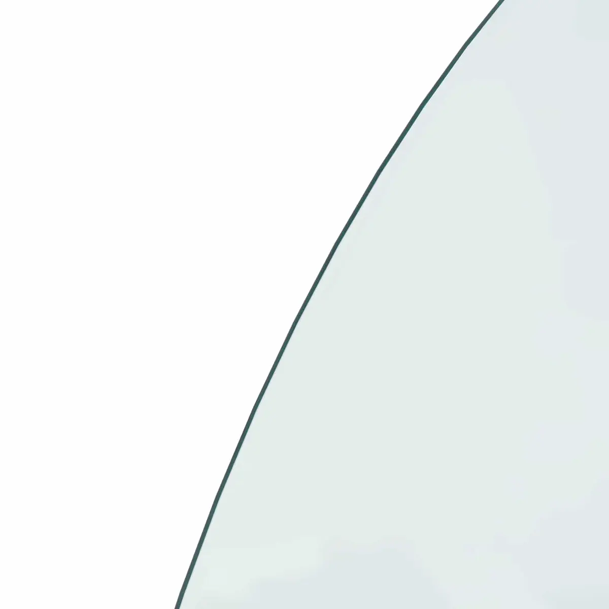 Fireplace Hearth Protector Glass Plate Transparent 1000 x 600 mm Heat-Resistant
