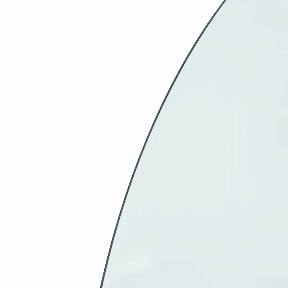 Fireplace Hearth Pad Heat Resistant Tempered Glass Protector 800 x 500 mm