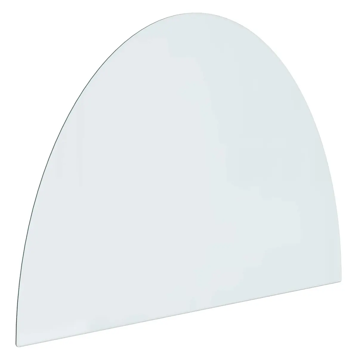 Fireplace Hearth Pad Transparent 800 x 600 mm Heat Resistant Floor