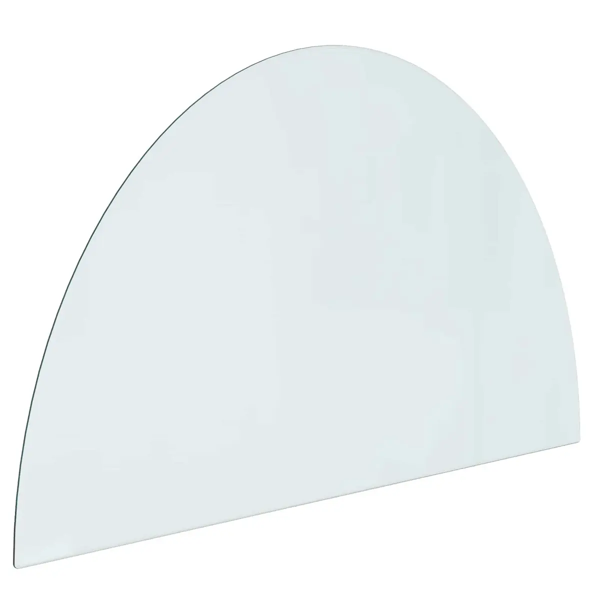 Fireplace Hearth Pad for Home 1000 x 600 mm Transparent Heat Resistant Tempered Glass