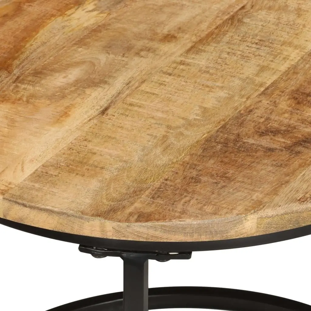 3-Piece Solid Mango Wood Nesting Tables