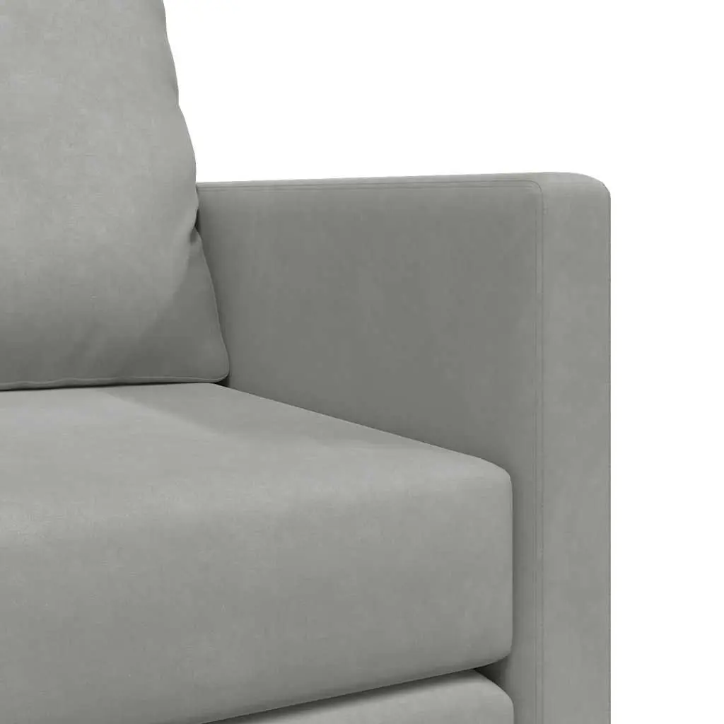 Floor Sofa Bed Convertible Loveseat Living Room Bedroom Grey