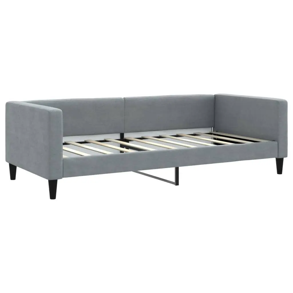 Day Bed Sofa Couch for Living Room Bedroom 90x190 cm Fabric Grey