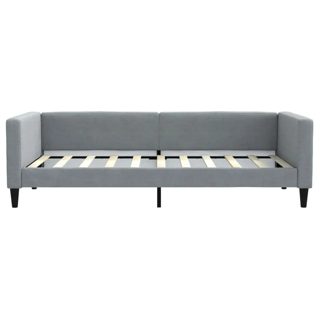 Day Bed Sofa Couch for Living Room Bedroom 90x190 cm Fabric Grey
