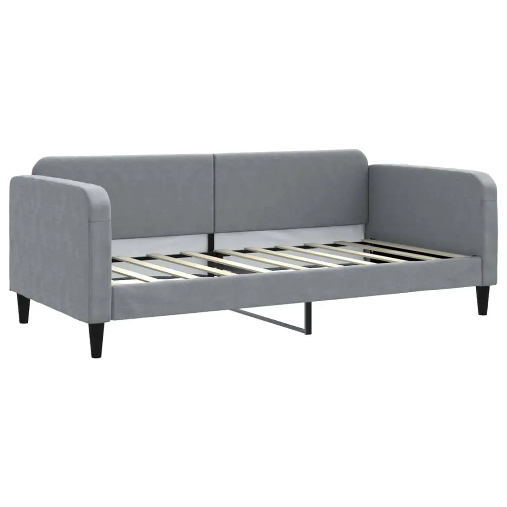 Grey Fabric Day Bed Sofa Bed 90x190 cm