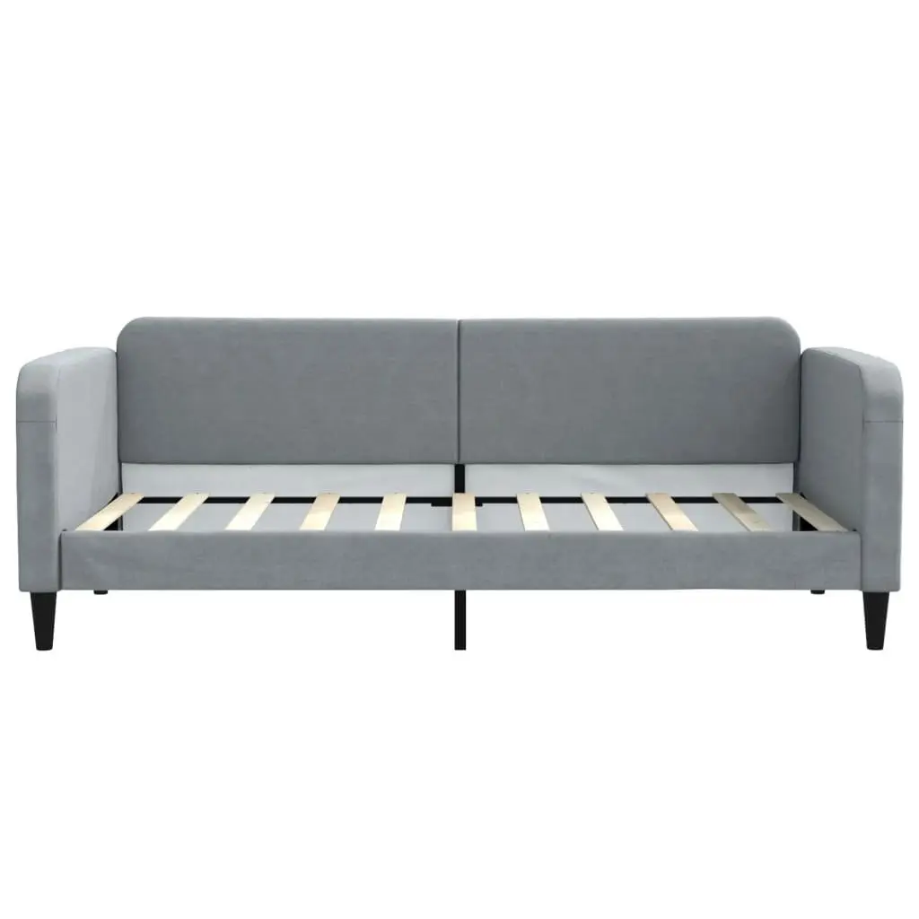 Grey Fabric Day Bed Sofa Bed 90x190 cm