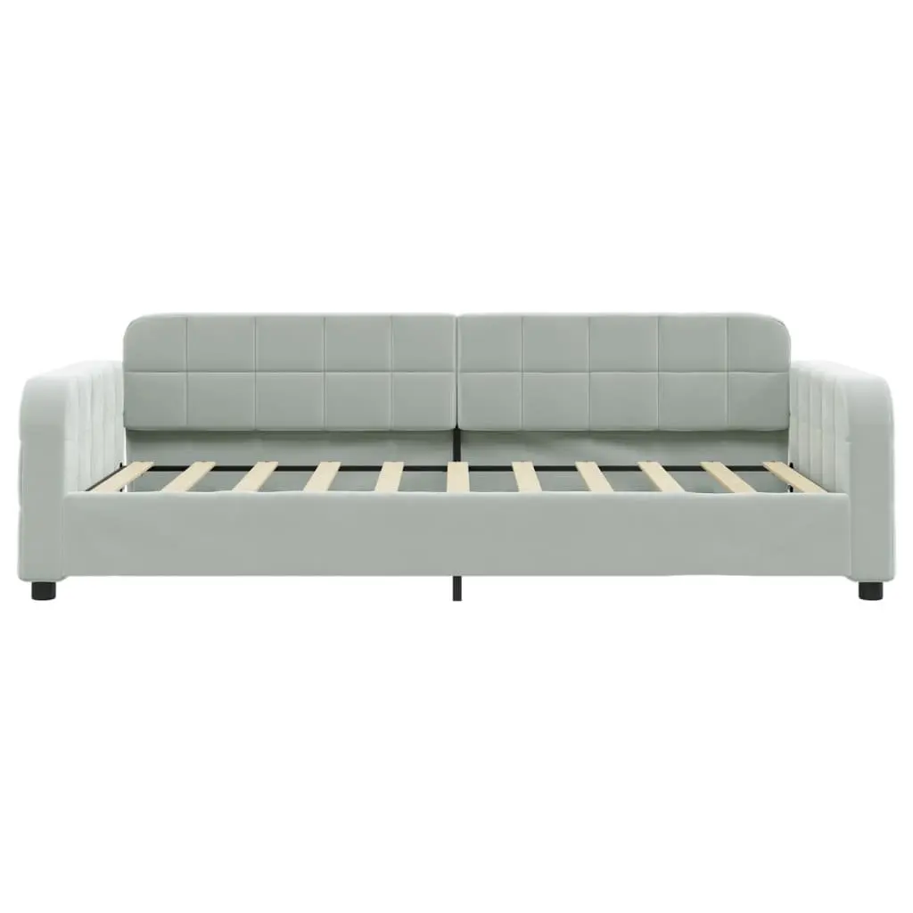 Day Bed Sofa Grey 90x190cm Modern Couch Furniture Guest Bedroom Living Room
