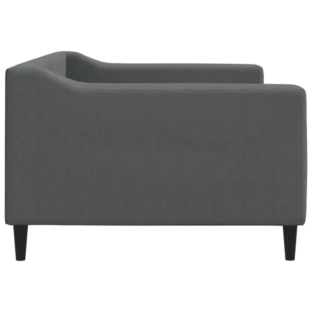 Day Bed Sofa Bed Grey Fabric 90x190cm Living Room Bedroom