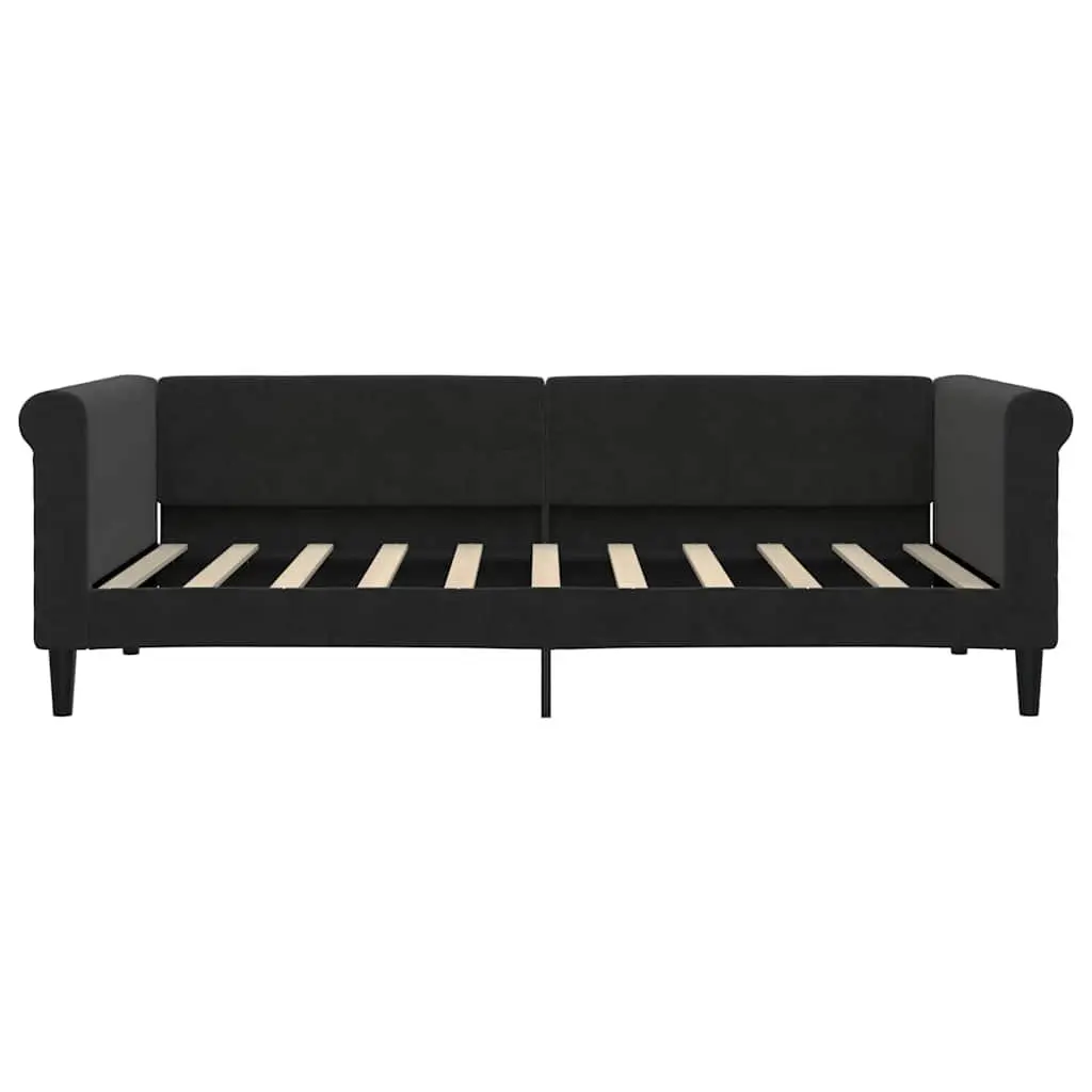 Black Velvet Day Bed Sofa Couch