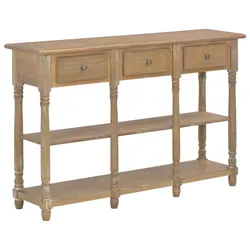 Console Table Specifications: 110x30x76cm with 3 Drawers