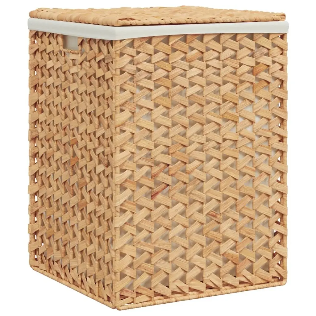 Laundry Baskets for Bathroom or Laundry Room 2 Piece Brown Foldable with Lid and Handle