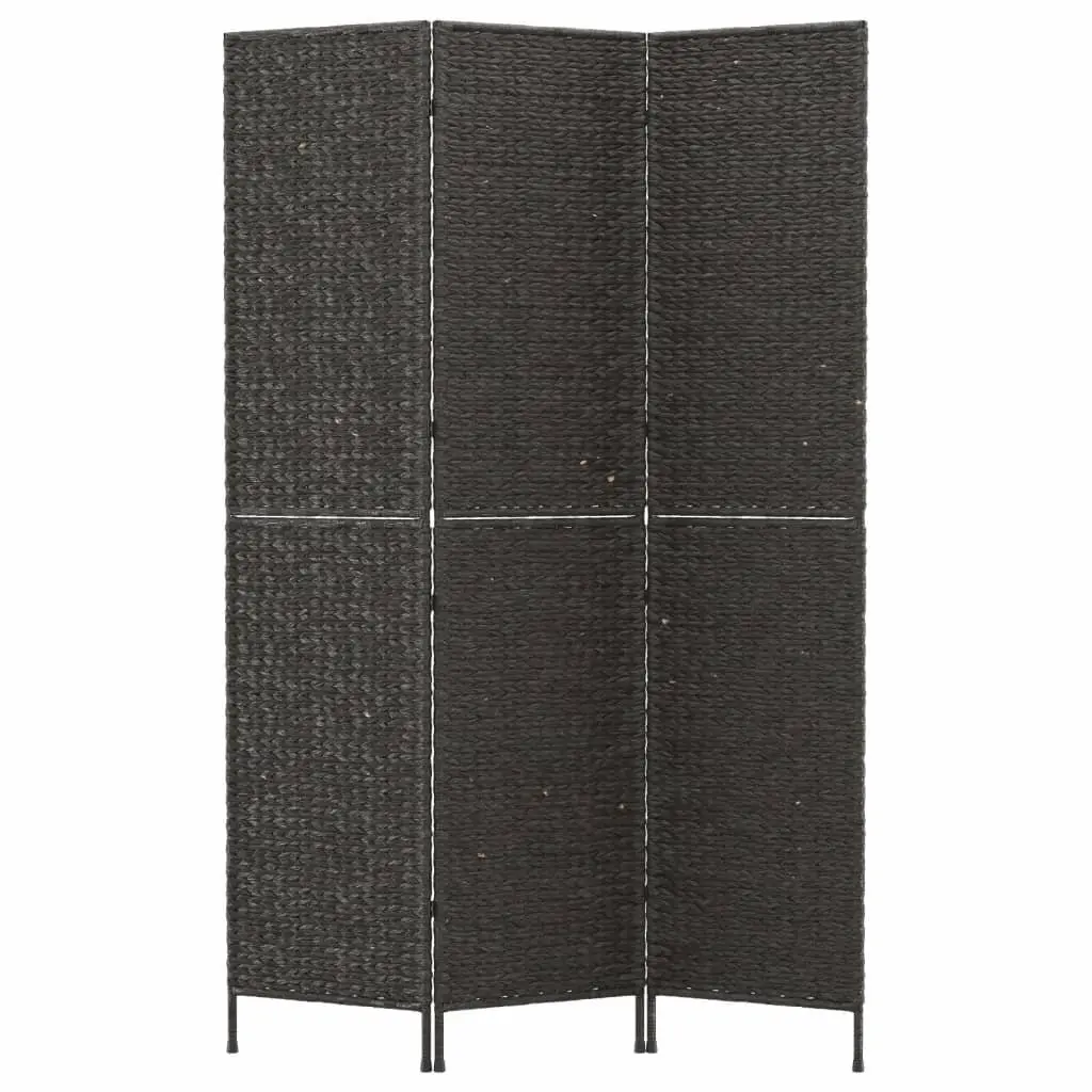 Room Divider 3-Panel Water Hyacinth Folding Privacy Screen Bedroom Partition