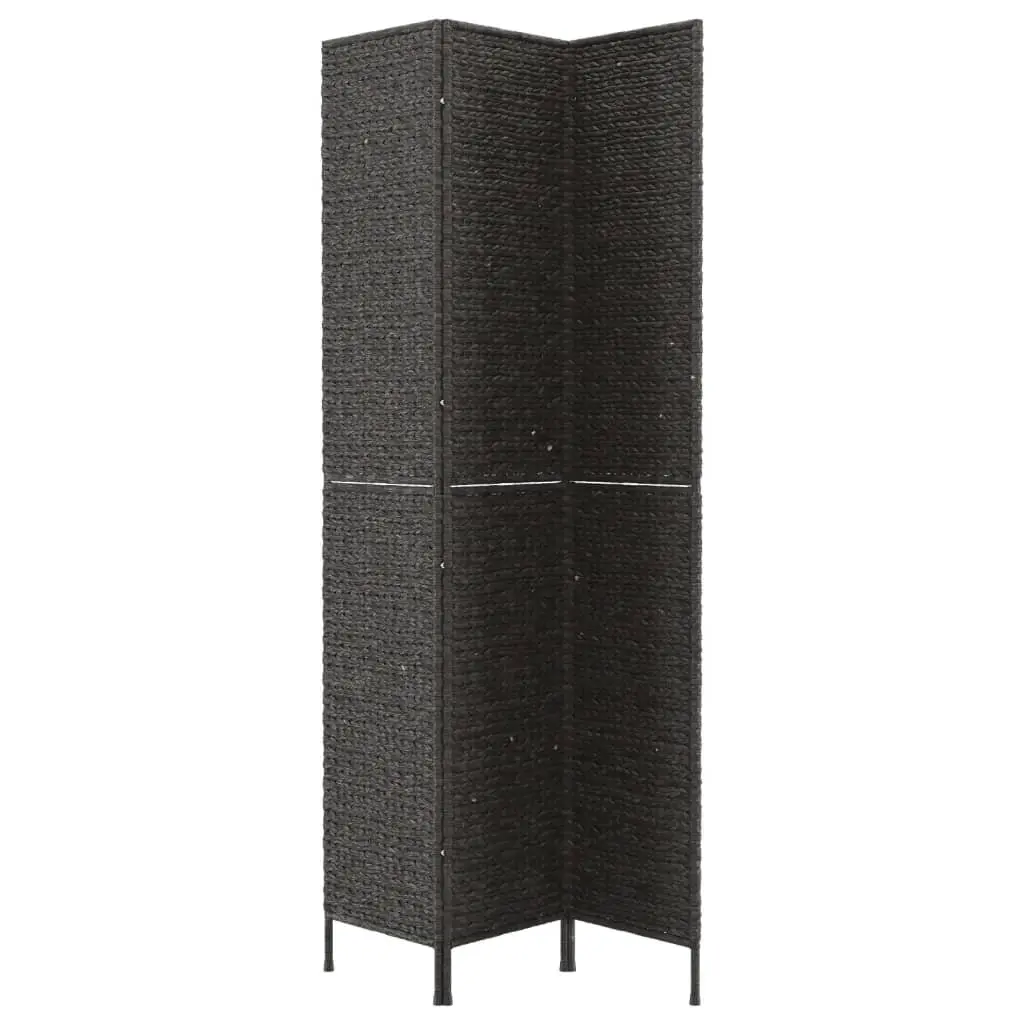 Room Divider 3-Panel Water Hyacinth Folding Privacy Screen Bedroom Partition