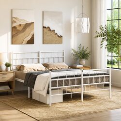 Specifications of the Metal Bed Frame 135x190 cm