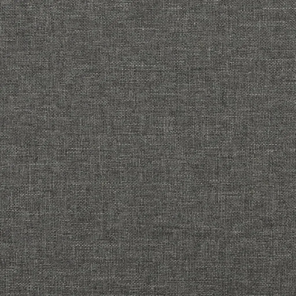 Bed Frame King Single Bedroom Grey Fabric Upholstered Plywood Slats Sturdy Support Legs