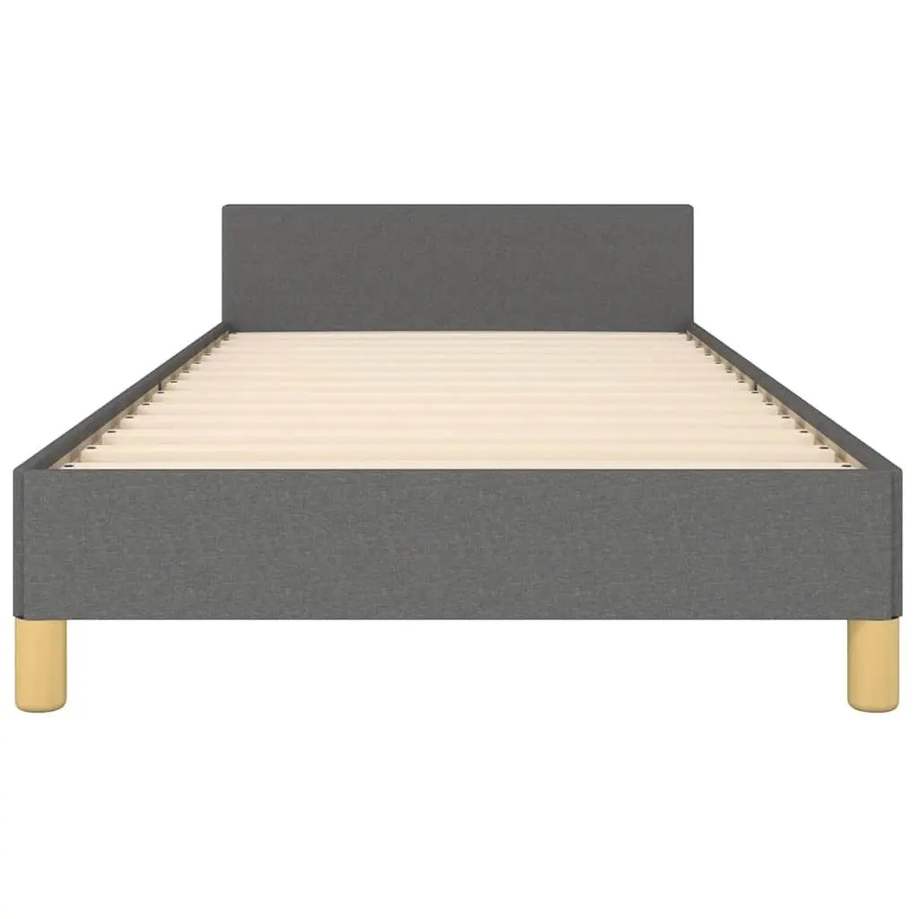King Single Bed Frame with Fabric Headboard