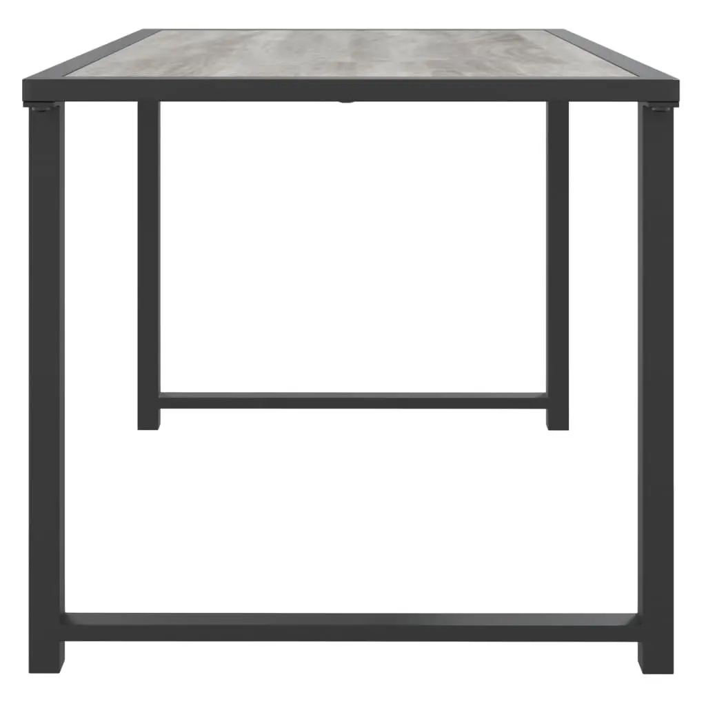 Garden Table Anthracite 55x40x37cm Outdoor Patio Steel Frame Leisure Furniture