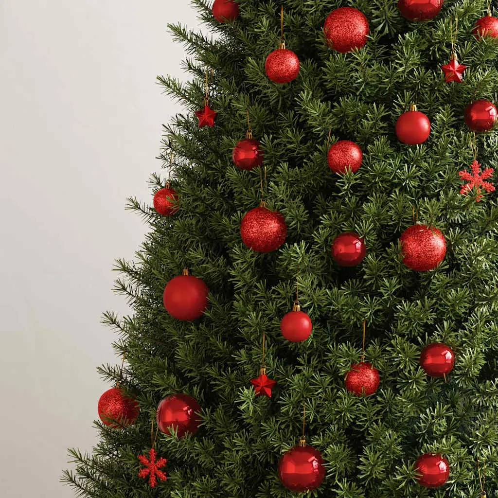 111-Piece Red Christmas Bauble Set