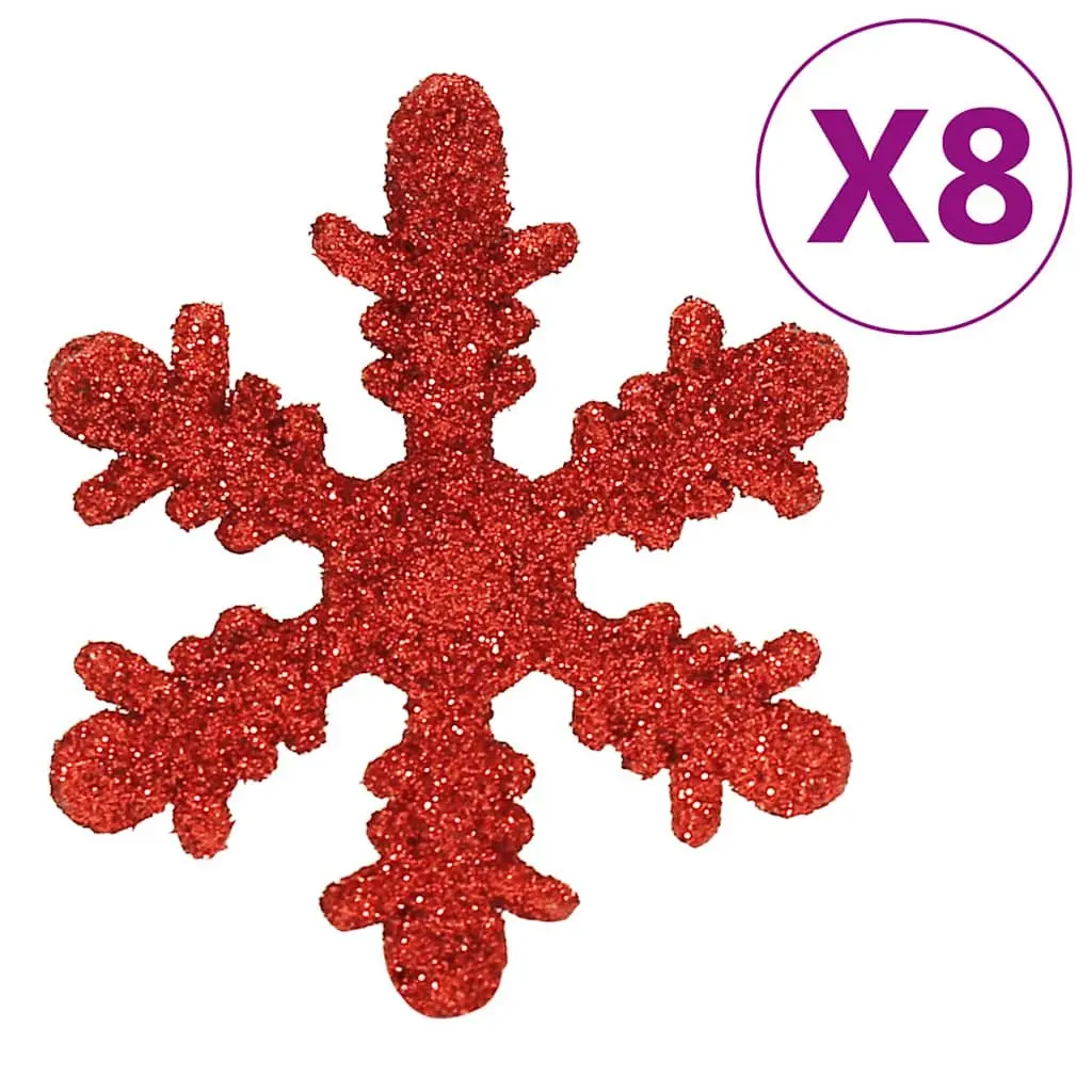 111-Piece Red Christmas Bauble Set