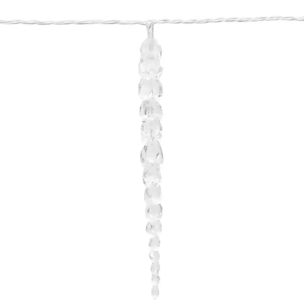 Christmas Icicle Light 200 LEDs Cold White 20m Indoor Outdoor Holiday Decoration
