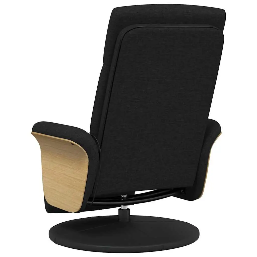 Black Massage Recliner Chair with Footrest