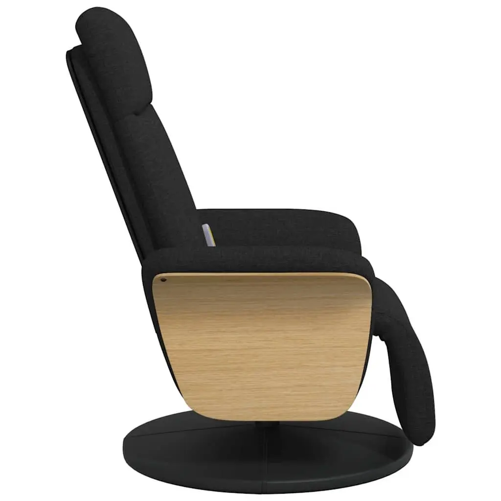 Black Massage Recliner Chair with Footrest