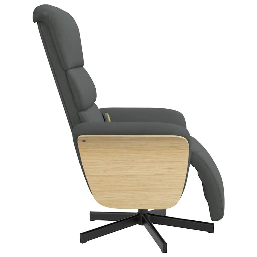 Massage Recliner Chair for Living Room Grey 360 Swivel