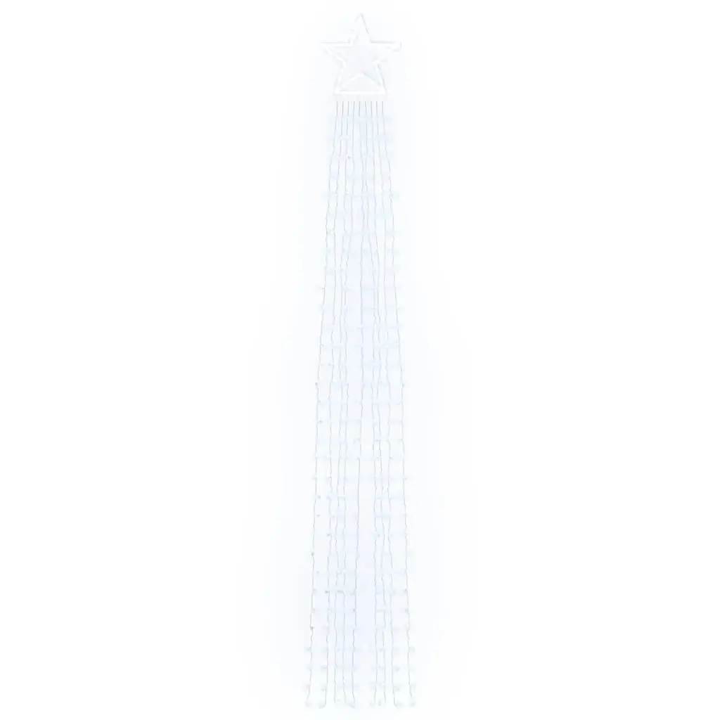 Christmas Tree Light 320 Cold White LEDs 8 Modes Waterproof Outdoor Indoor