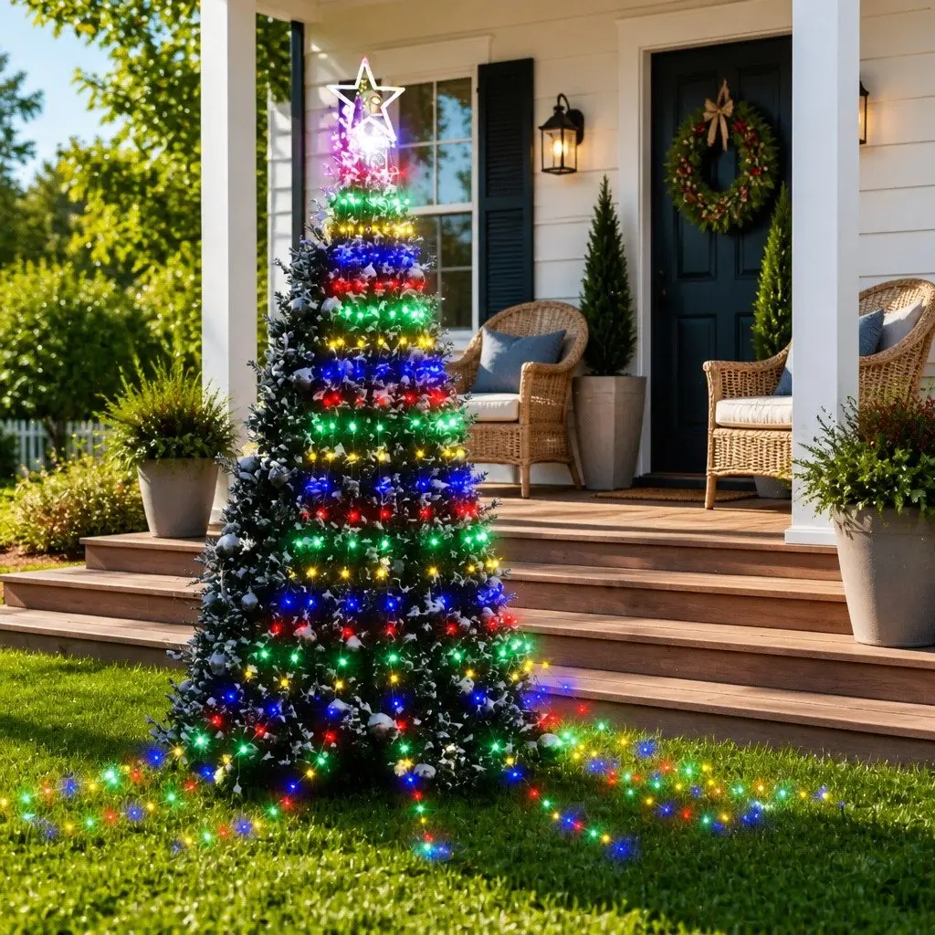 Christmas Tree Light with 320 LEDs, 375cm Length