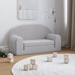 Kids 2-Seater Sofa Bed with Removable Cover