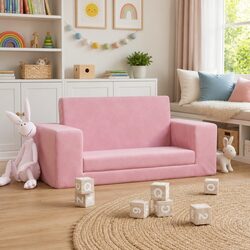 Children's Pink 2-Seater Sofa Bed Specifications
