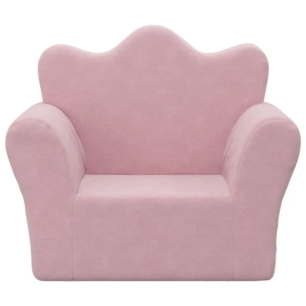 Pink Kids Sofa with Removable Cover