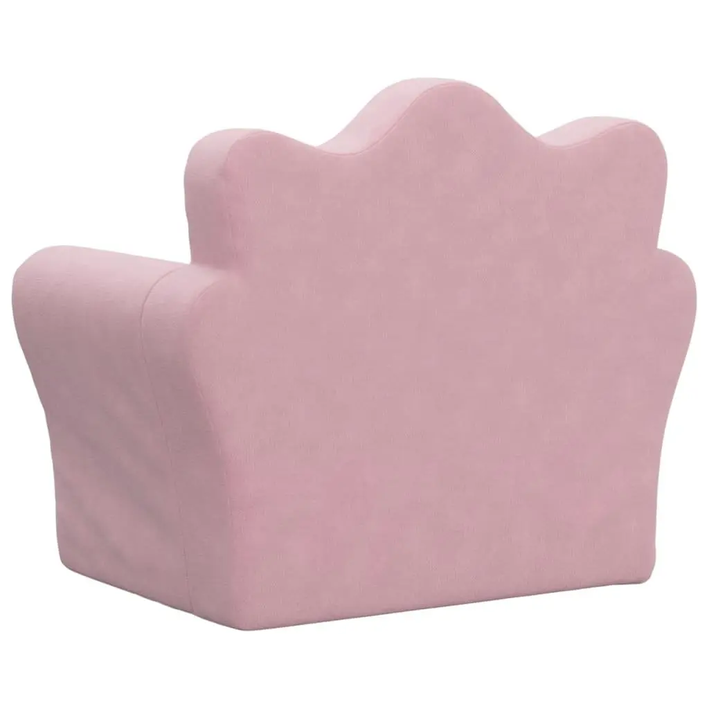 Pink Kids Sofa with Removable Cover
