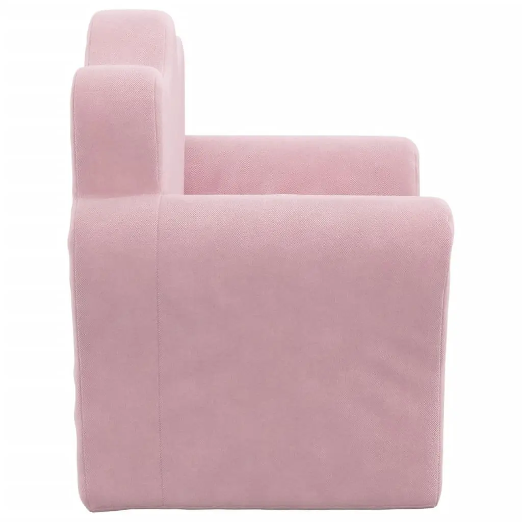 Pink Kids Sofa with Removable Cover