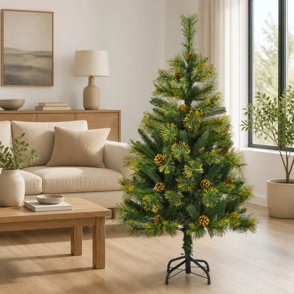 120cm Green Artificial Hinged Christmas Tree