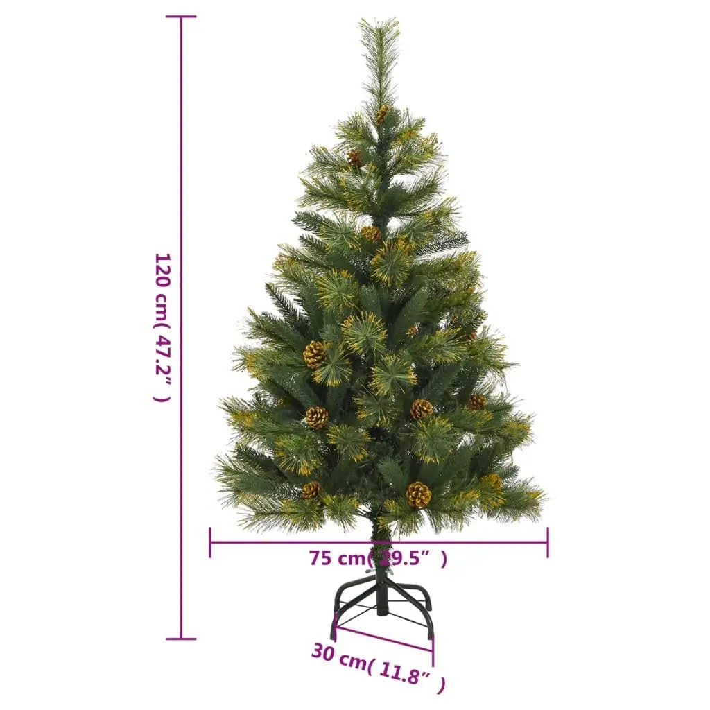 120cm Green Artificial Hinged Christmas Tree
