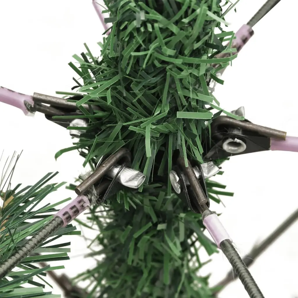 Artificial Hinged Christmas Tree 150cm Green with Cones Berries Holiday