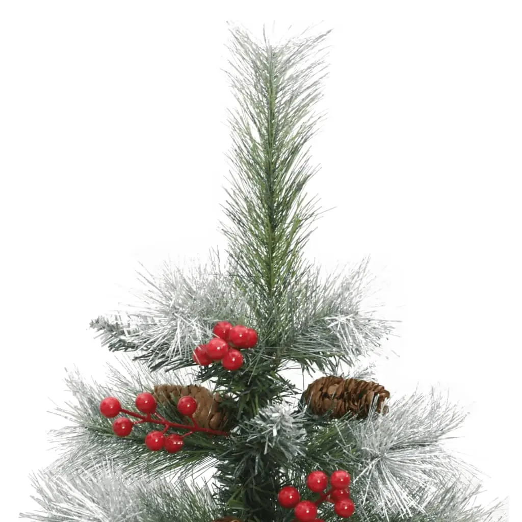 150cm White Hinged Christmas Tree