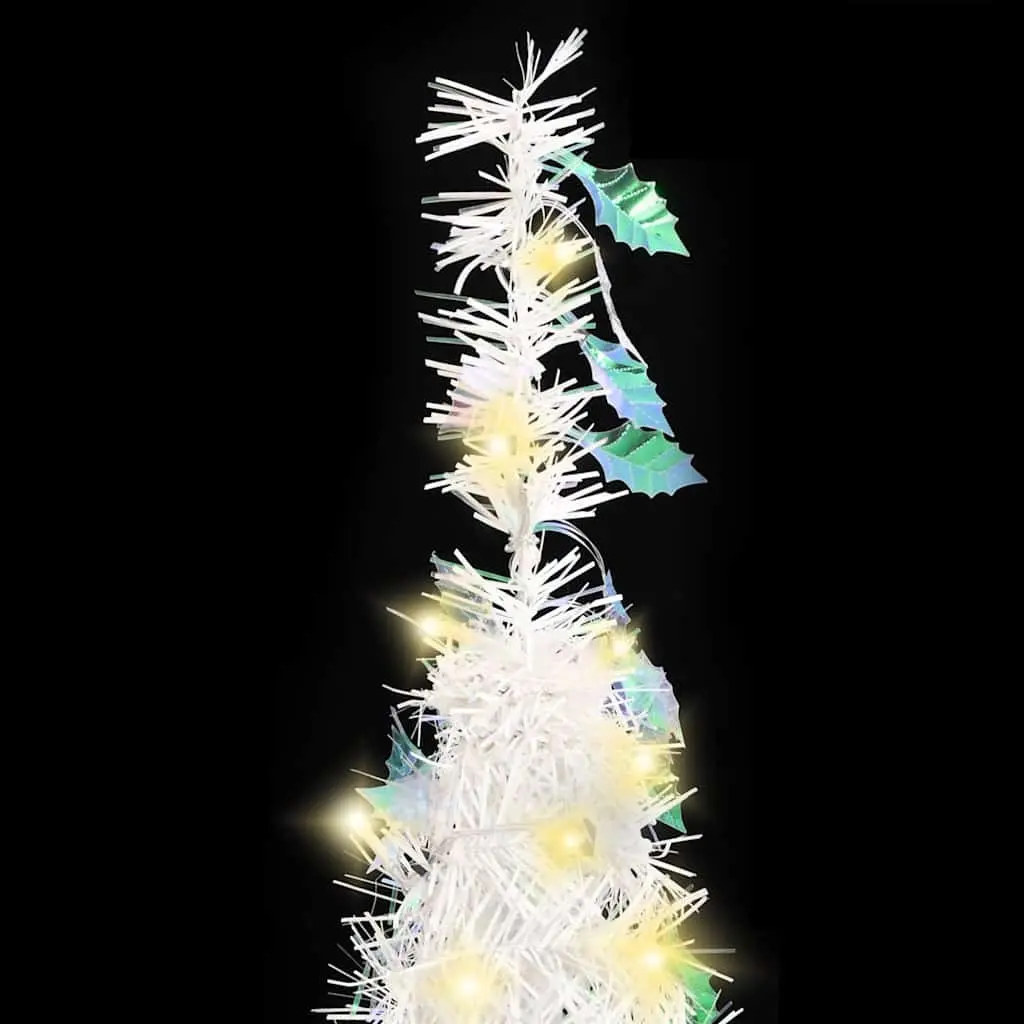 150cm White Artificial Christmas Tree with 100 LEDs